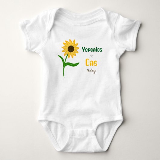 Zonnebloem Romper (Voorkant)