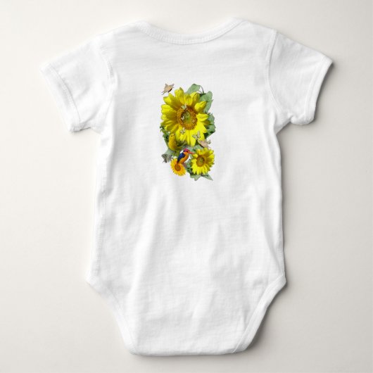 Zonnebloem Romper (Achterkant)
