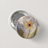 Zonnebloem Ronde Button 3,2 Cm (Voorkant /achterkant)
