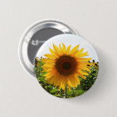 Zonnebloem Ronde Button 5,7 Cm (Voorkant /achterkant)