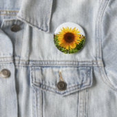 Zonnebloem Ronde Button 5,7 Cm (In situ)