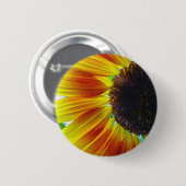 Zonnebloem Ronde Button 5,7 Cm (Voorkant /achterkant)