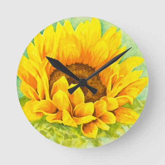Zonnebloem Ronde Klok (Voorkant)