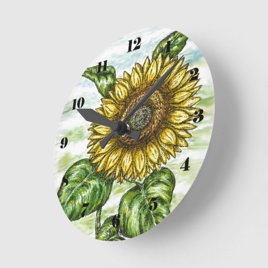 Zonnebloem Ronde Klok (Hoek)