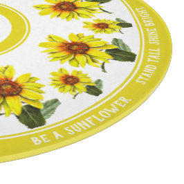 Zonnebloem Ronde Snijplank