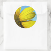Zonnebloem Ronde Sticker (Tas)