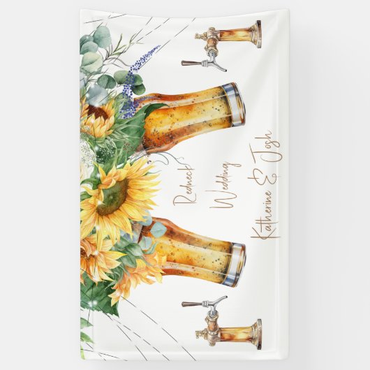 Zonnebloem Roodhals Berichten Spandoek (Verticaal)