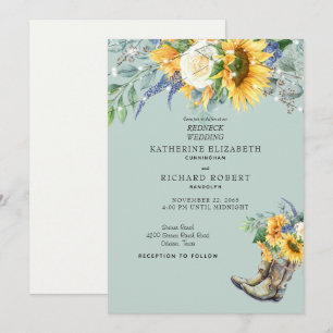 Zonnebloem Roodhals Wingle Cowboy Boots Lights Kaart