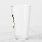 Zonnebloem Roos Bloem Bruiloft Glas (Links)