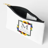 Zonnebloem Roos Bloemen Bruiloft Etui (Open)
