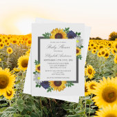Zonnebloem Roos Daisy Autumn Floral Baby shower Kaart
