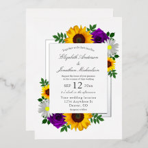 Zonnebloem Roos Daisy Autumn Floral Wedding