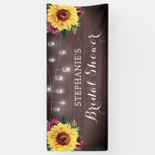 Zonnebloem Roos Jars Vrijgezellenfeest Spandoek (Verticaal)