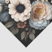 Zonnebloem Roos Moody Bloemendecoupage Tissuepapier (Detail)