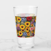 Zonnebloem Rose Bouquet #2 Glas (Achterkant)