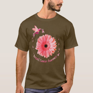 Zonnebloem Roze Borstkanker Aw T-shirt