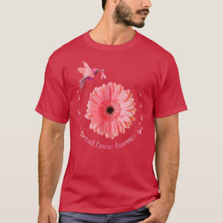 Zonnebloem Roze Borstkanker Aw T-shirt