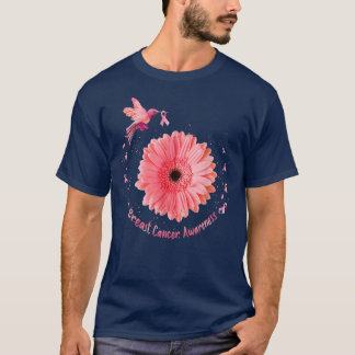 Zonnebloem Roze Borstkanker Aw T-shirt