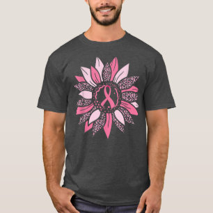 Zonnebloem Roze Borstkanker Bewustheid Vrouwen War T-shirt