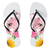 Zonnebloem Roze Elephant Florence Teenslippers (Voetbed)