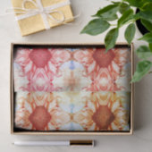 Zonnebloem Roze Floral Waterverf Rustige kunst Tissuepapier (Geschenk)