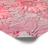 Zonnebloem Roze Florence  ontwerp Poster (Hoek)