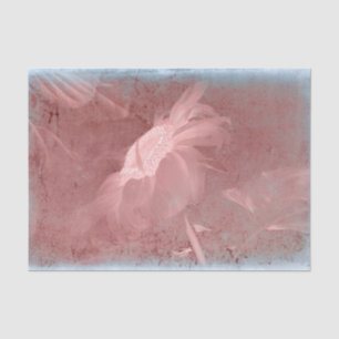 Zonnebloem Roze Grijs Vintage Antiek Oude Textuur Tissuepapier