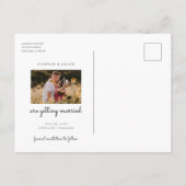 Zonnebloem Rozen Foto Floral Save the Date Wedding Aankondigingskaart (Achterkant)