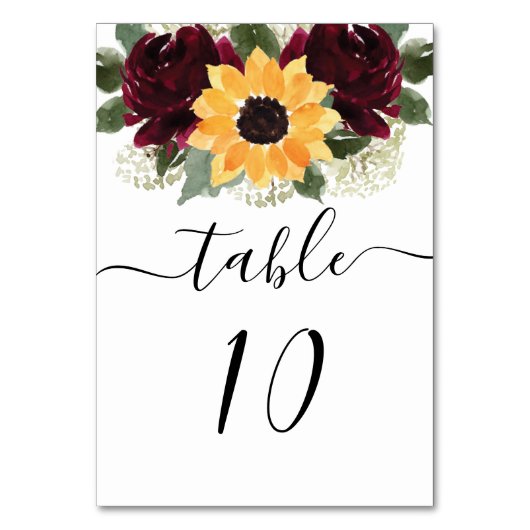 Zonnebloem Rozen rustieke bruiloft Kaart (Achterkant)