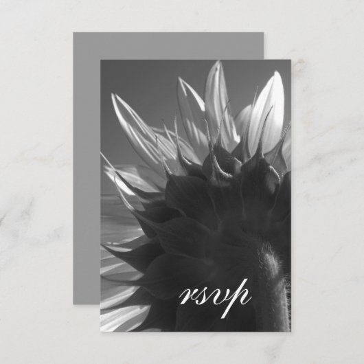 Zonnebloem RSVP (Voorkant / Achterkant)