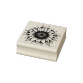 Zonnebloem Rubber Stamp Rubberstempel (Stempel)