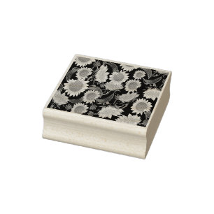 Zonnebloem Rubberstempel