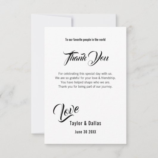 Zonnebloem | Rustic Americana Hartelijk dank Kaart (Voorkant)