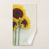Zonnebloem Rustic Gold Yellow Modern Bad Handdoek (Handdoek)