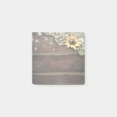 Zonnebloem Rustic & Hood Lichten Post-it® Notes (Voorkant)