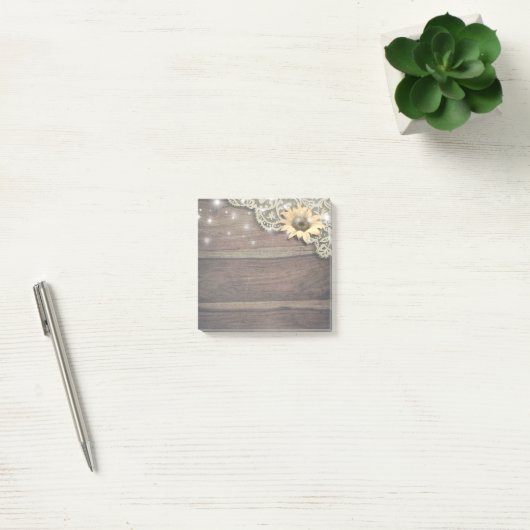 Zonnebloem Rustic & Hood Lichten Post-it® Notes (Kantoor)