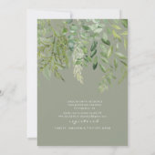 Zonnebloem Rustic Vrijgezellenfeest van hout Kaart (Achterkant)