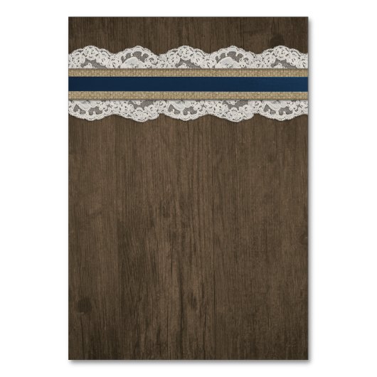 Zonnebloem Rustiek Blauw Receptie + Hotel Kaarten (Achterkant)