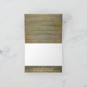 Zonnebloem Rustiek Country Mason Jar Fairy Lights Bedankkaart (Binnen)