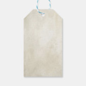 Zonnebloem. Rustiek dank je. Huwelijkscadeau label Cadeaulabel (Achterkant)