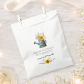 Zonnebloem & Rustiek Hout Boerderij Land Bruiloft Bedankzakje (Geknipt)