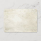 Zonnebloem. Rustieke bloem bruiloft wensen goed Informatiekaartje (Achterkant)