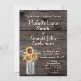 Zonnebloem rustieke land hout Barnyard  Kaart