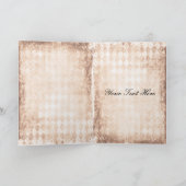 Zonnebloem rustieke mason jar bruiloft dank u bedankkaart (Binnen)