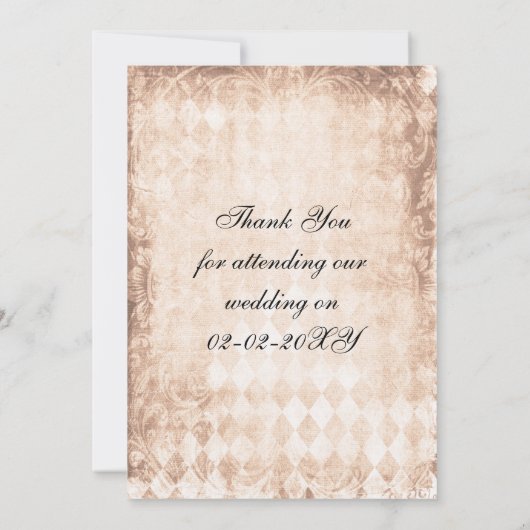 Zonnebloem rustieke mason jar bruiloft dank u bedankkaart (Achterkant)