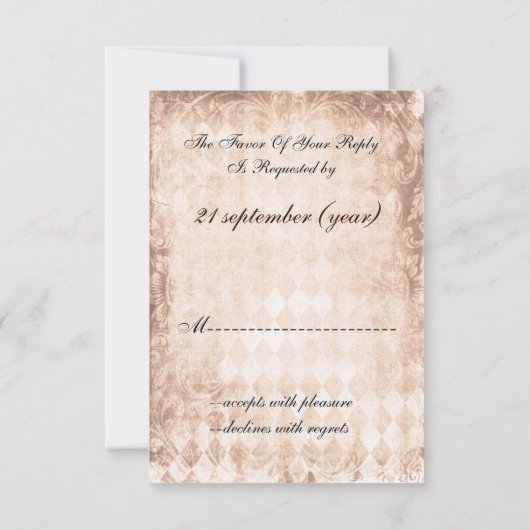 Zonnebloem Rustieke Mason Jar RSVP kaarten 3.5 x 5 (Achterkant)