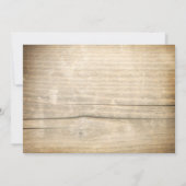 Zonnebloem rustieke Mason Jar vrijgezellenfeest no Kaart (Achterkant)