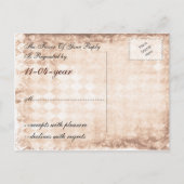 Zonnebloem rustieke metselaar bruiloft RSVP Uitnodiging Briefkaart (Achterkant)