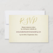 Zonnebloem Rustieke Moderne Typografie Trouw RSVP Kaart (Voorkant)