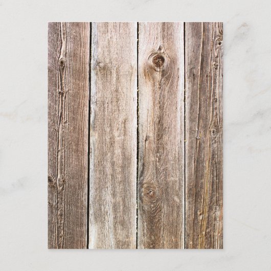 Zonnebloem rustieke schuur Save the Date Aankondig (Achterkant)